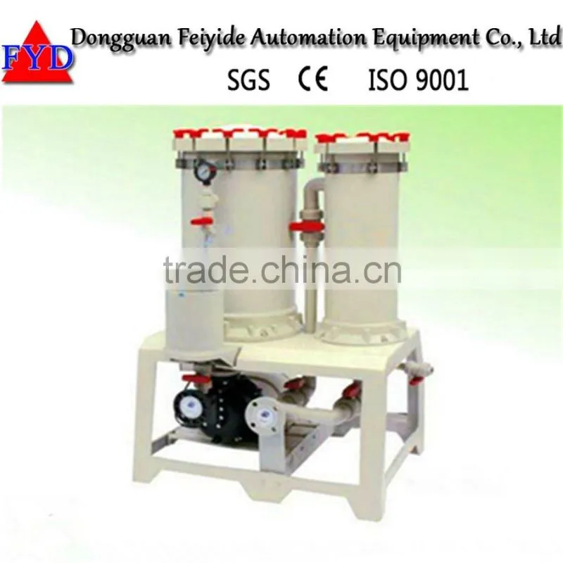 FeiyiDe Double Tower Carbon Filter for Chemical Liquid