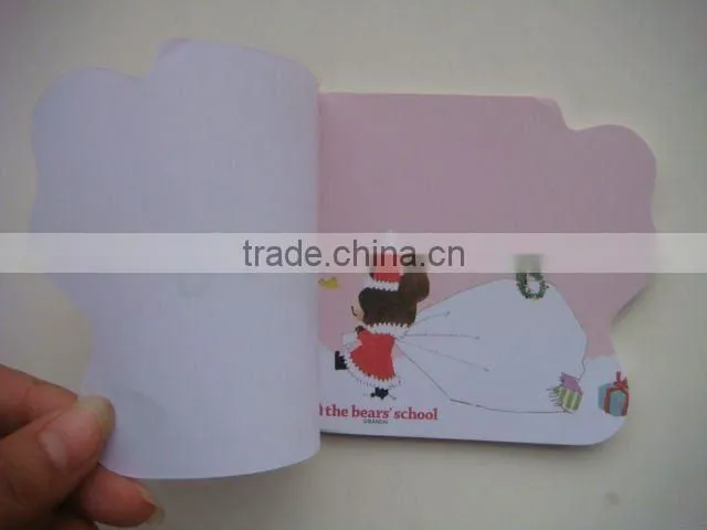 square memo pad adhesive note block woodfree paper