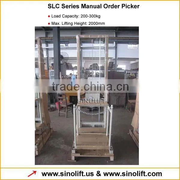 Sinolift-Manual Winch Order Picker with CE