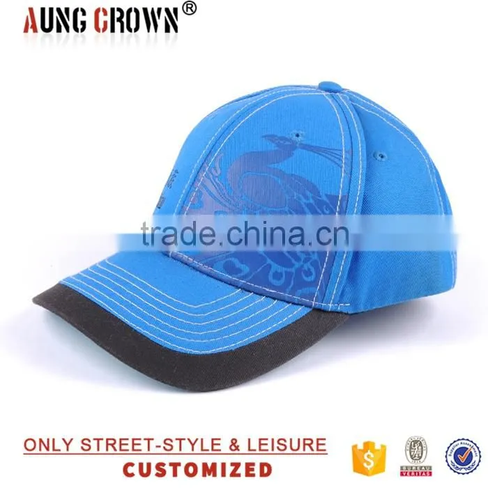Custom cotton beautiful baseball cap with embroidery and printing
