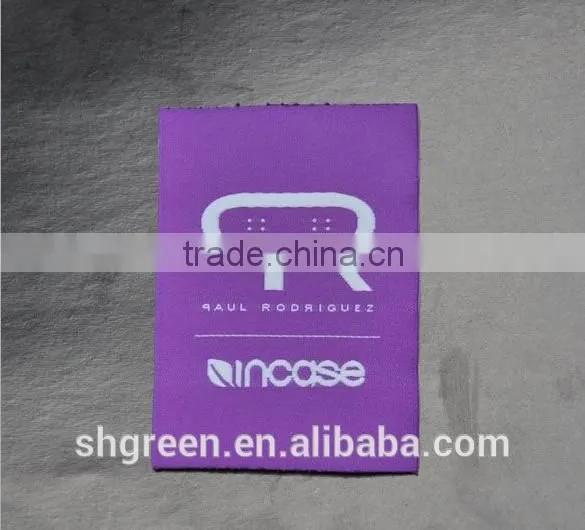 2016 hot sale making weaving clothing label,custom sewing on garment label