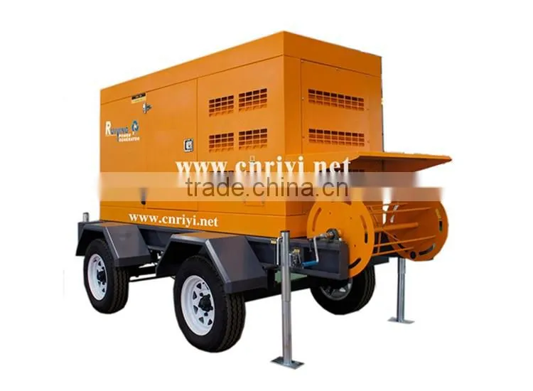 104kw/130KVA silent trailer diesel generator made in china