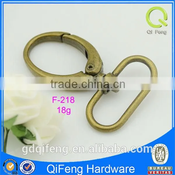 antique brass hook handbag snap hook western style fashion brass snap hook for bag