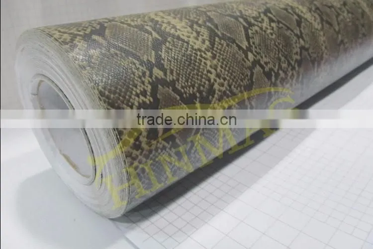 2015 New Products car decal color change snake skin 3m car wrap