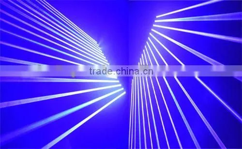 Lanling hot sale 32 heads powerful and beautiful blue mobile laser net