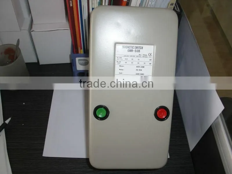 Metal Body Magnetic starter GMW-50B,AC 50/60hz