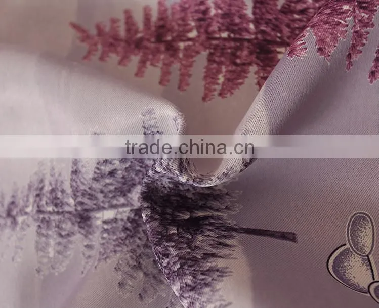 2015 hot sale printed designed No. 34 window curtains, made- up black out fabric in home or hotel