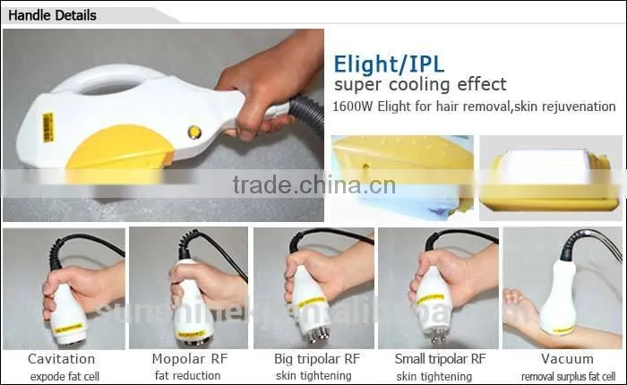 CE approved Vertical Hottest sale 9 in 1 multifunction beauty equipment ipl for salon use