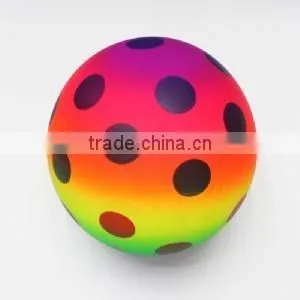 Latest Design Rainbow PVC Toy Ball 20cm $1.0