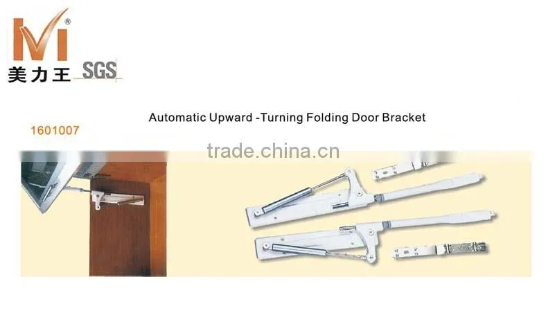automatic upward turning folding cabinet door support folding door brackets