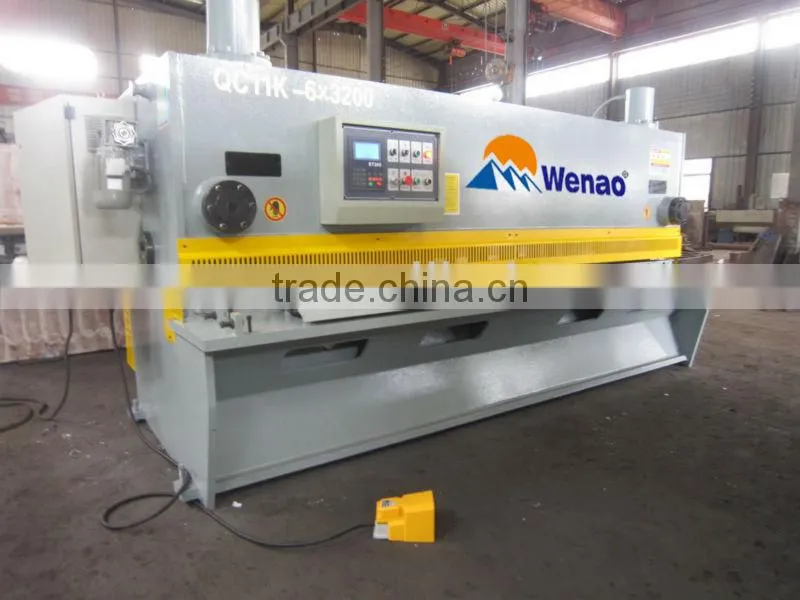 CNC QC11K hydraulic shearing machine