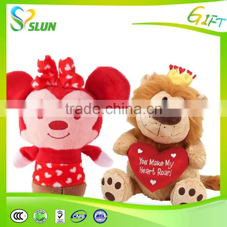 Good selling Teddy dog plush toys sitting teddy dog doll valentine's day gift