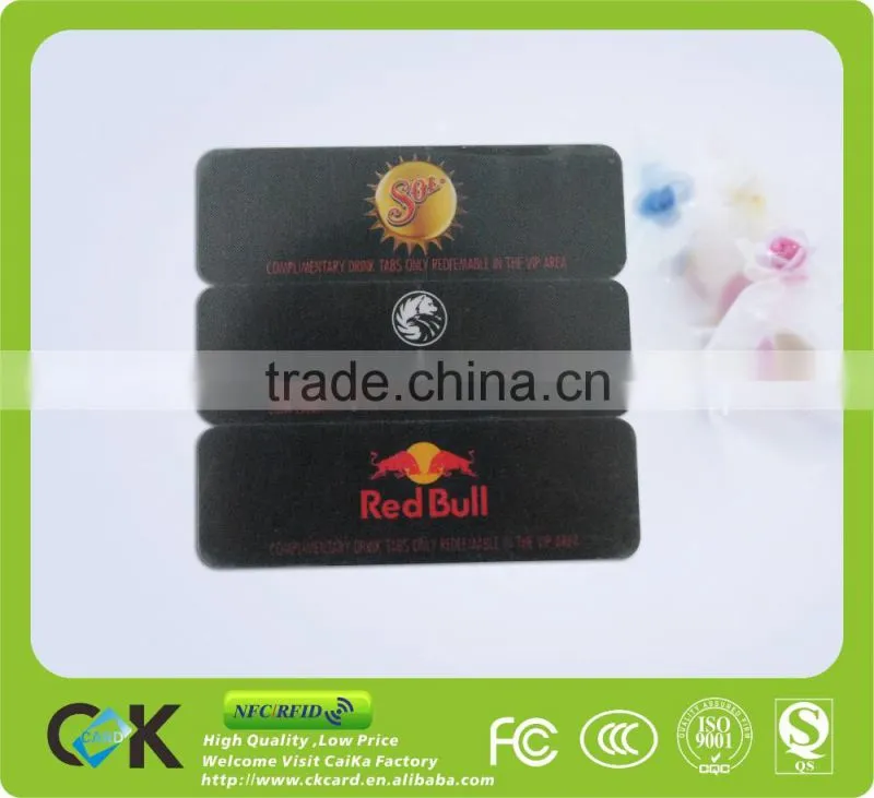 2017 big size irregular car card with golden munufacturer
