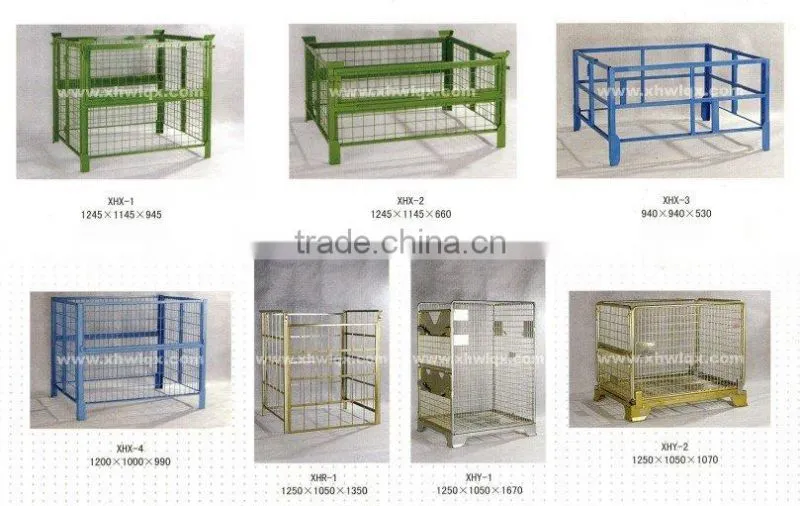 ISO9001:2000 approved Pallet cage/mesh container