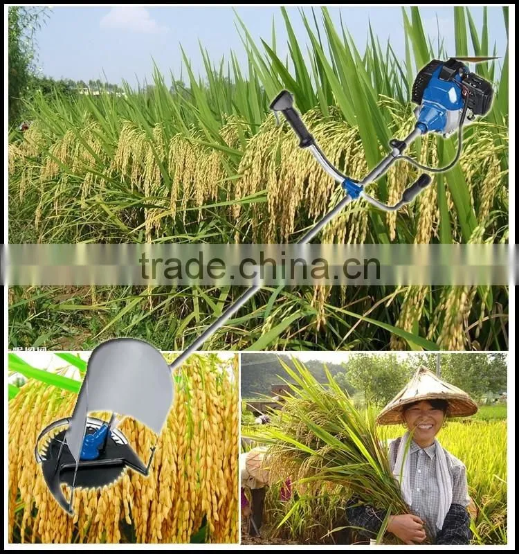 Portable small farm equipment mini grain combine harvester for sale