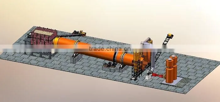 6 ton per hour High moisture content 80% cocopeat dryer/coco peat drying machine with good drying efficiency