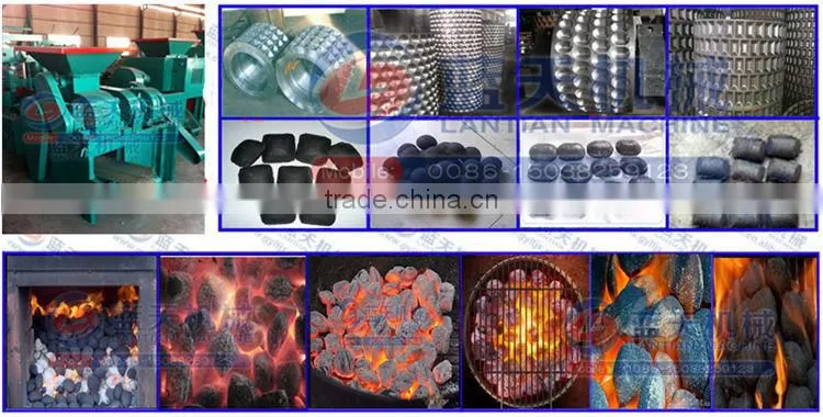 China supplier sludge briquette making machine for clay coal or charcoal material
