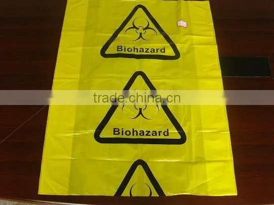 HDPE/LDPE biodegradable garbage bags with drawstring
