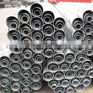 ASTM A53 Pre galvanized welded 47mm 6000mm steel pipe