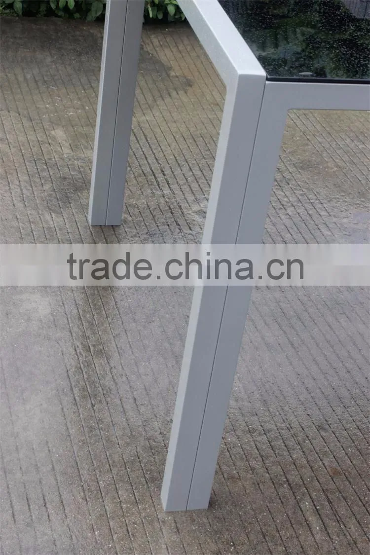 Outdoor rectangle fair price dining table