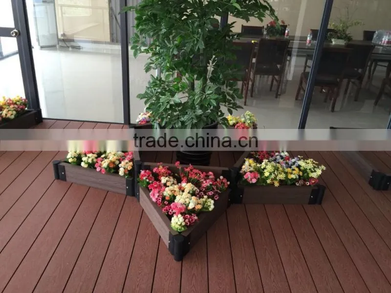 2016 best selling wpc flower pot, beautiful wpc Flower bed,long life time wpc flower bed