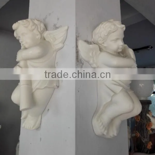 Indoor Wall Hanging Small Angel Marble Statue