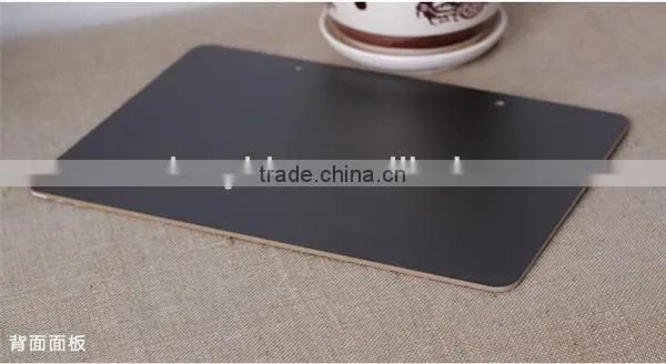 wholesale in stock Creative Hanging Mobile Double Side Wooden Blackboard Writing Board Coffee Shop Message Board 21 * 30 cm