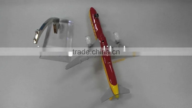 Metal B737-300 Four Circular airplane model for gifts