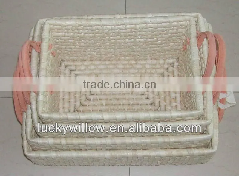 homes storage Handwoven Medium Tapered basket weaving