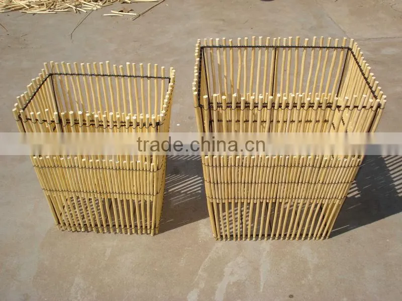elegant pure manual wicker storage baskets/3 with liner