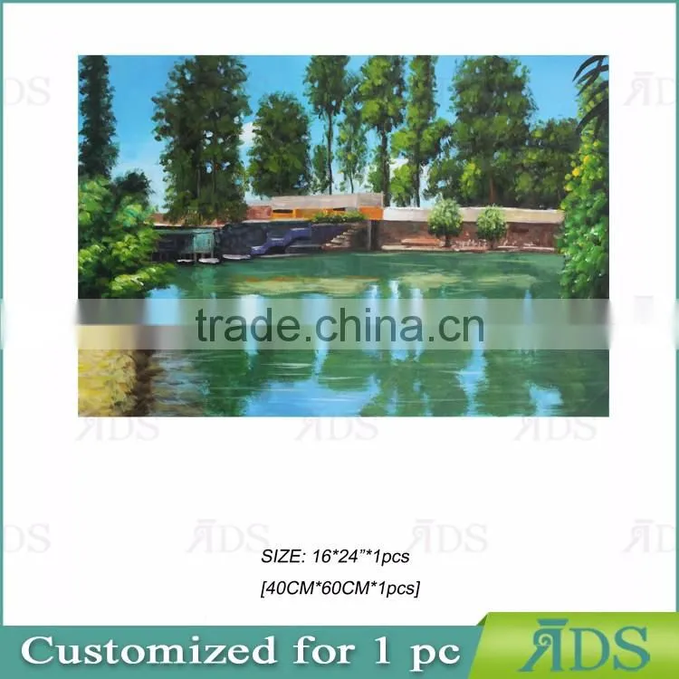 Wall Decor Village Life Oil Painting