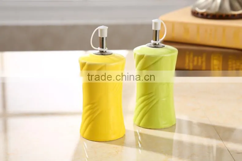 ceramic Canister with stainless steel stand