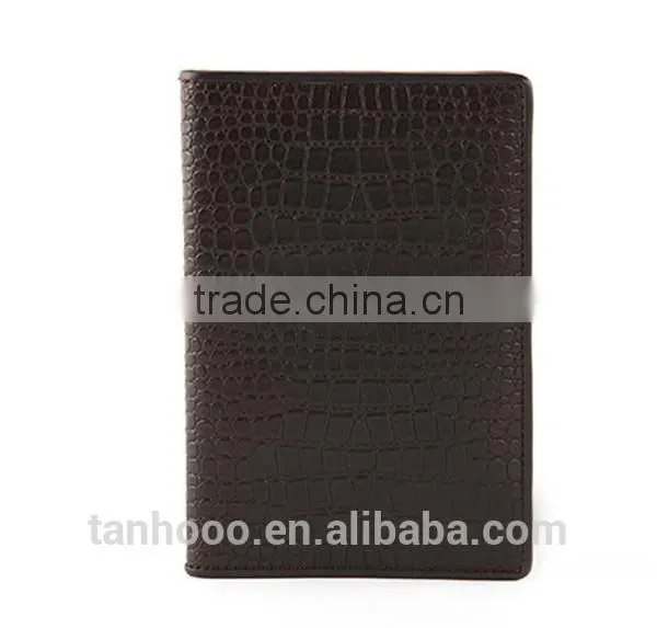 hot selling crocodile leather passport holder high quality