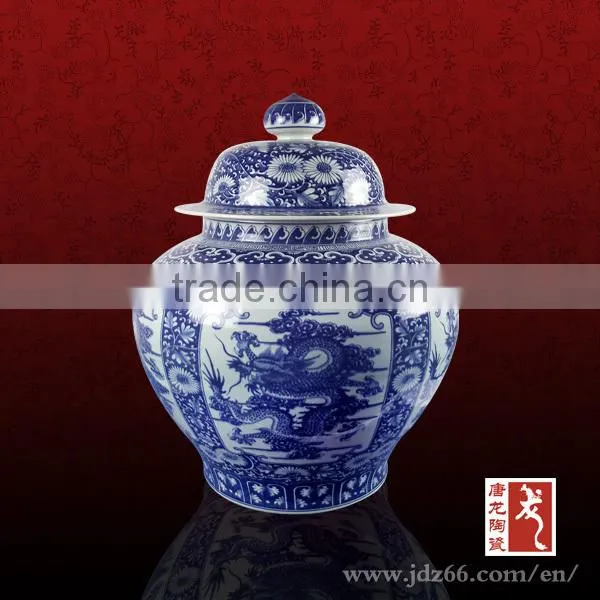 Art design large ceramic cookie jar candy jar