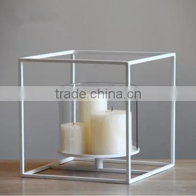Wedding display wire candle holder, free standing candle racks