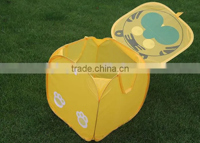 2014 Newest Polyester Cartoon Laundry Hamper For Storage
