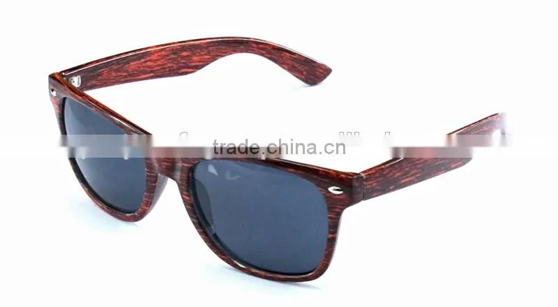 fake wooden sunglasses, water transfer print sunglasses, good quality FDA&CE