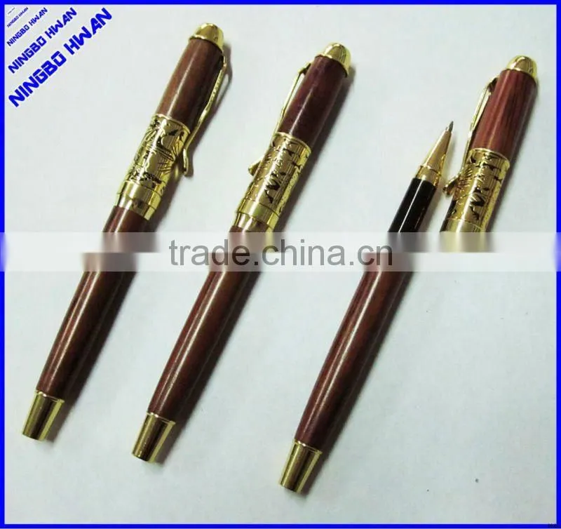High quality 137mm length promotional wood pen