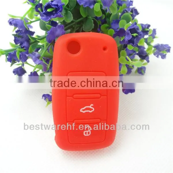 Top!!!For Volkswagen 3 buttons smart remote key,car key key case