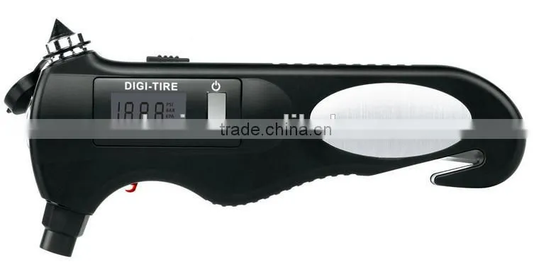 Promotional Portable Digital Tire Pressure Gauge with LED flashlight