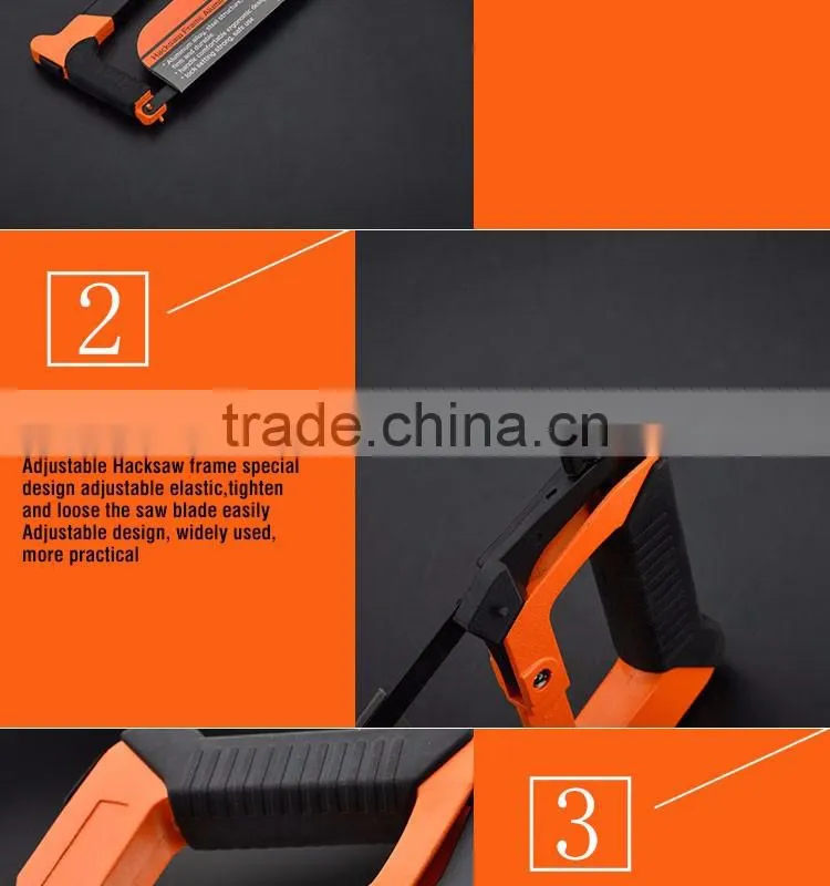 Professional Front Grip Type Handle Hacksaw Frame