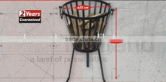 Good quality promotional garden fire basket