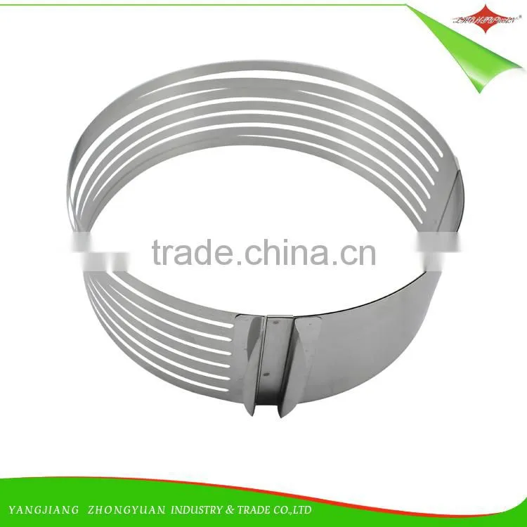 ZY-F1395 popular stainless steel cake layer cake ring cake slicer