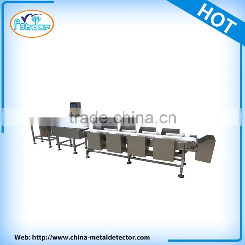 Stainless steel auto conveyor dynamic automatic weight sorting machine