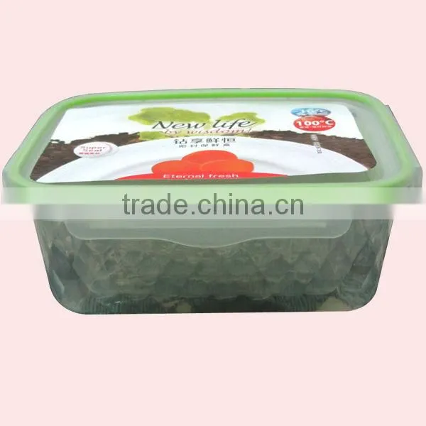Take away Plastic Lunch Box with Lock