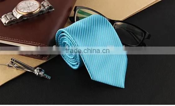 New design business high quality men stripe tie