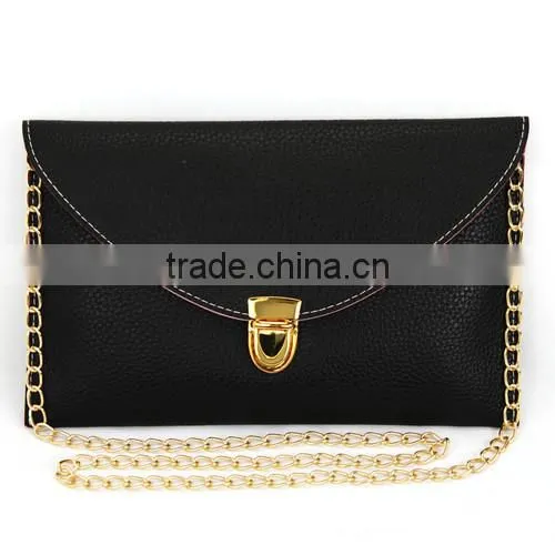 Hot sale Monogrammed Envelope chain clutch bag