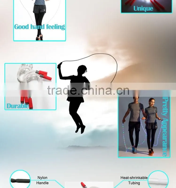 LED cool flashing light up jump rope china wholesale