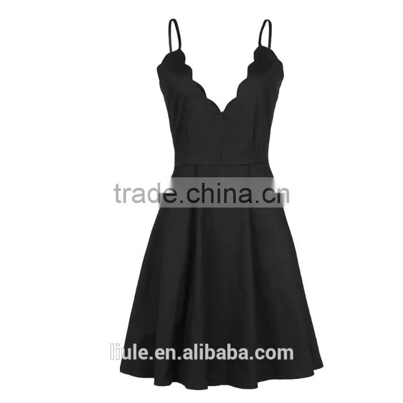 2017 Fashion V Neck Bandage Ladies Western Woman Dress