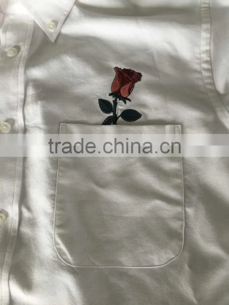 Office uniform design latest oxford man shirt camisas
